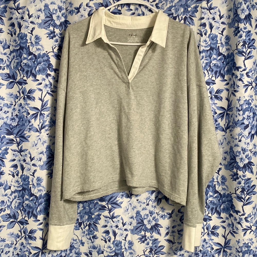 Aerie collard pullover